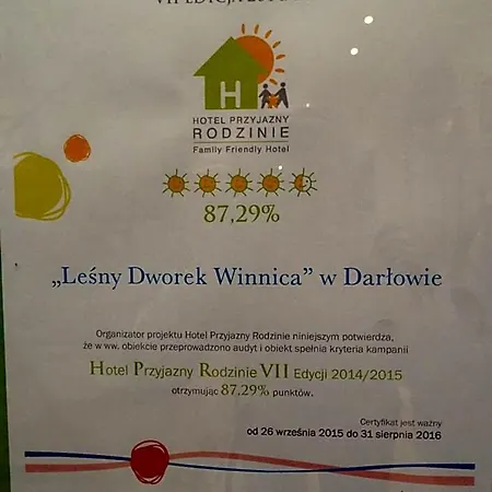 Lesny Dworek Winnica Parque de vacaciones