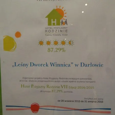 Lesny Dworek Winnica Darlowo