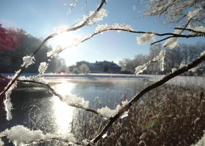 Lesny Dworek Winnica Parque de vacaciones Darłowo