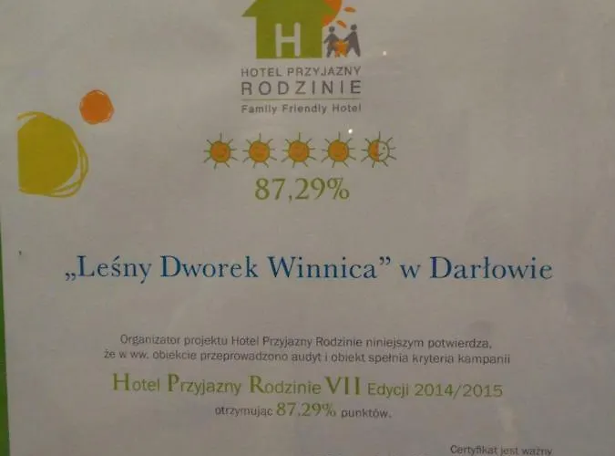 Lesny Dworek Winnica Darłowo